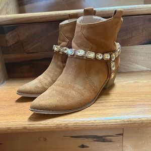 Lulus sequin booties